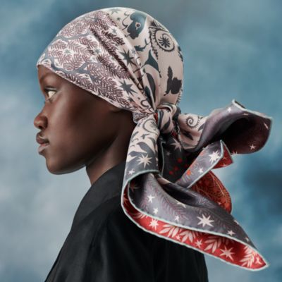 レッド - レディス, スカーフ、ショール＆マフラー, スカーフ